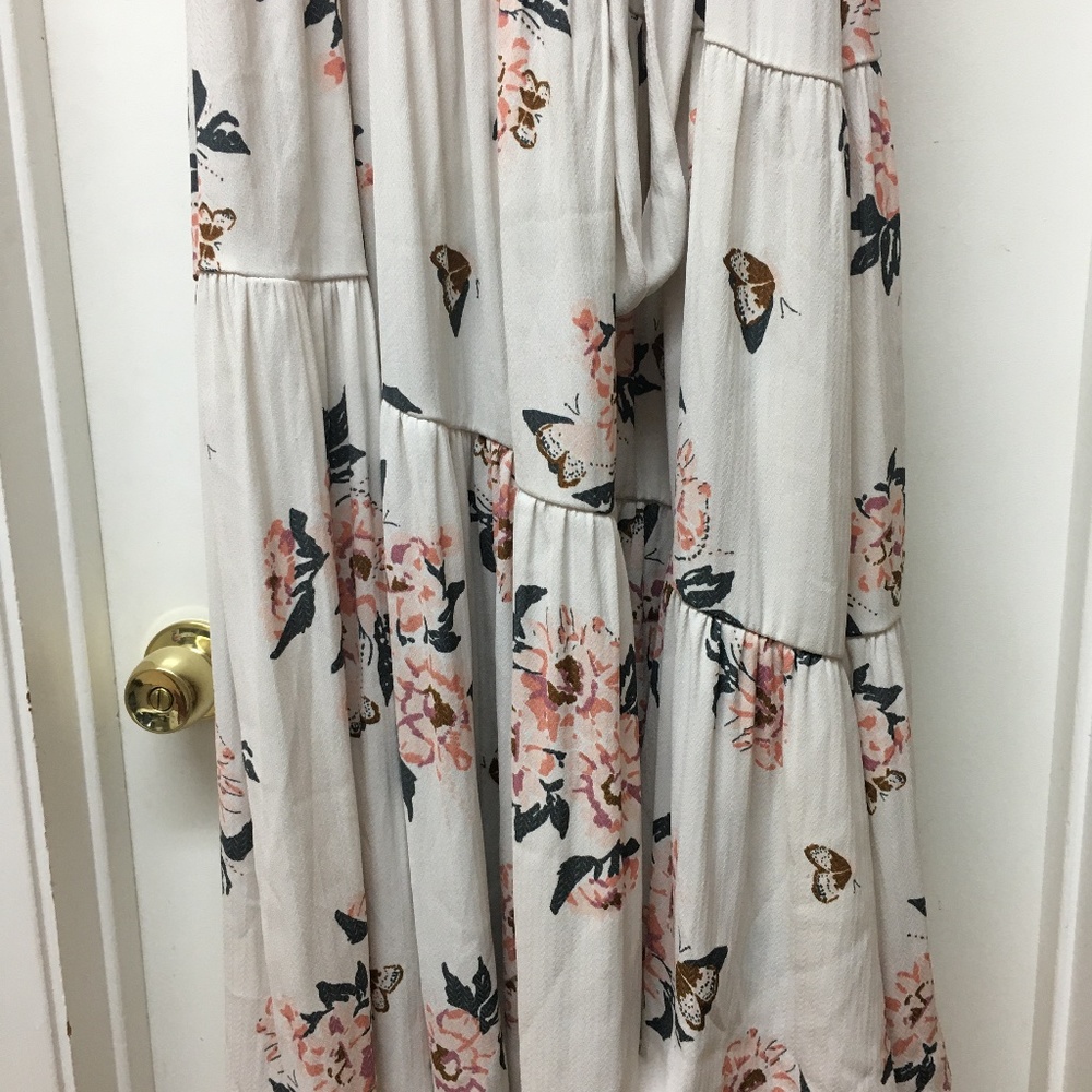Free People All I Got Floral V Neck Maxi Dress - Picture 12 of 15